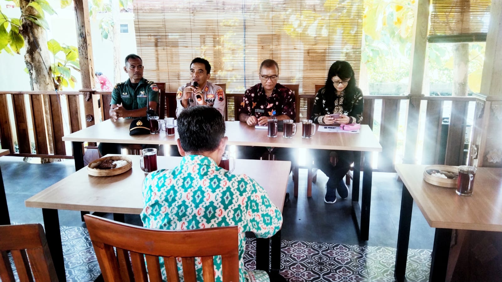 Bati Tuud Koramil 23/Ceper Hadiri Lokakarya Mini Lintas Sektoral Bidang Kesehatan