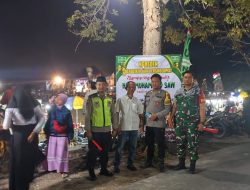 Babinsa Wonosari Amankan Gelaran Pengajian Dan Sholawatan Desa Binaan