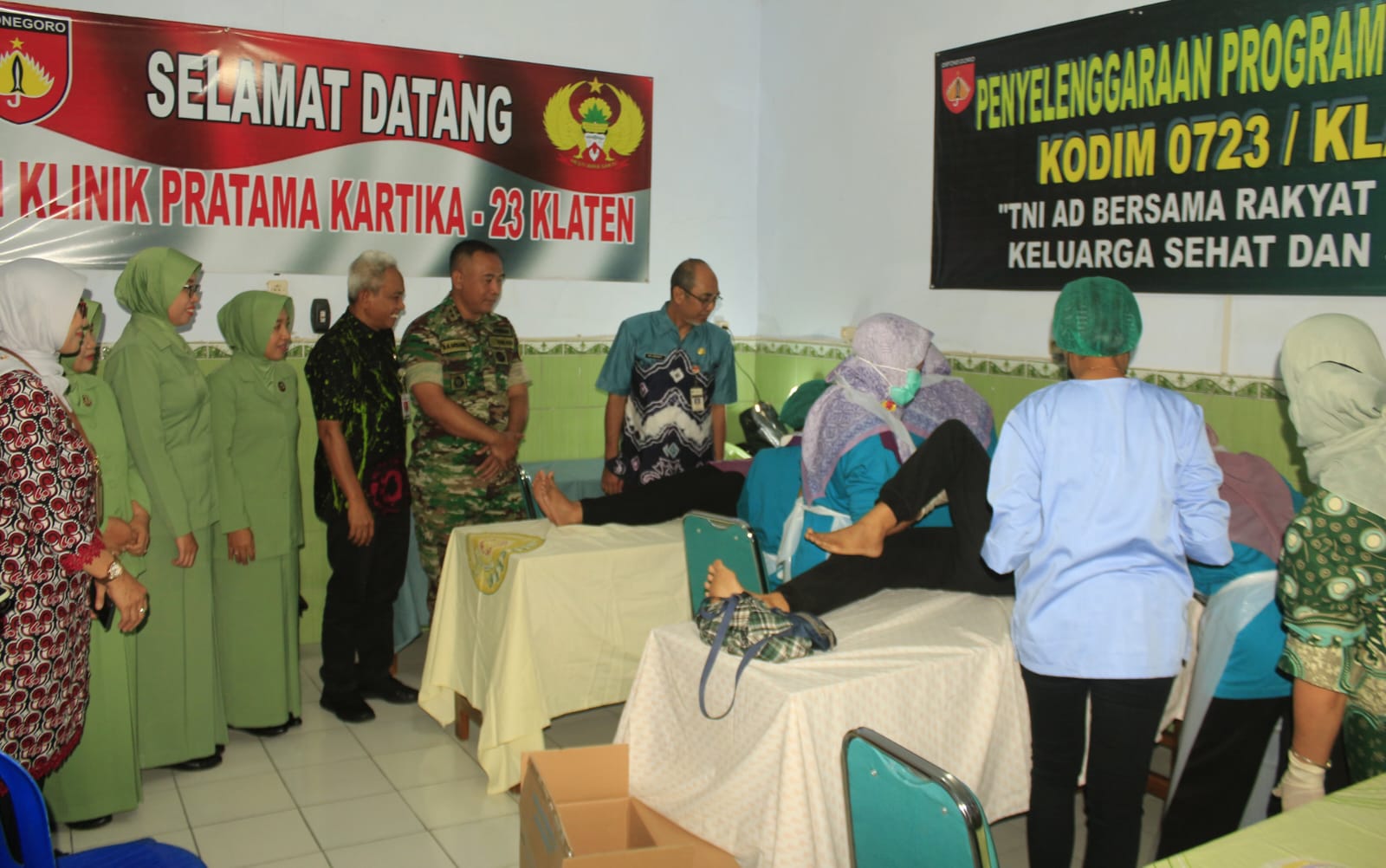 Peringati Hari Kontrasepsi Sedunia, Kodim 0723/Klaten Gelar KB Kes Gratis