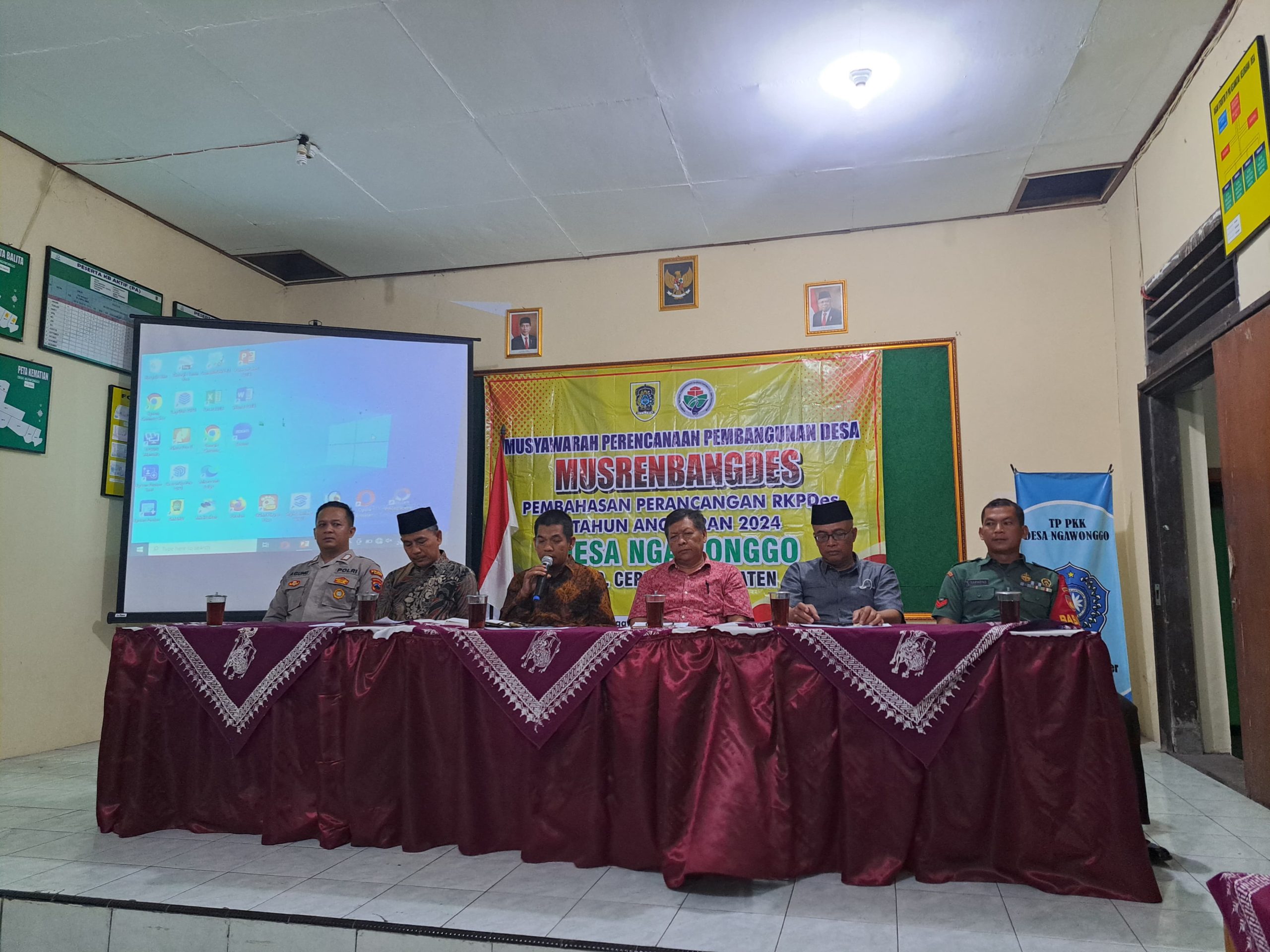 Harapan Babinsa Ceper Saat Hadiri Musrenbang Desa Ngawonggo