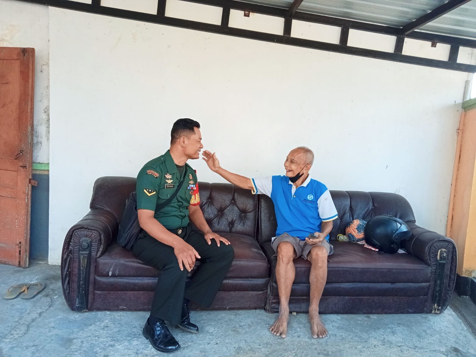 Silaturahminya Babinsa Ceper Dengan Warga Binaan, Ini Kata Danramil