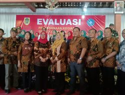 Danramil Wonosari Bersama Babinsa Hadiri Evaluasi 10 Program Pokok PKK Kabupaten Klaten