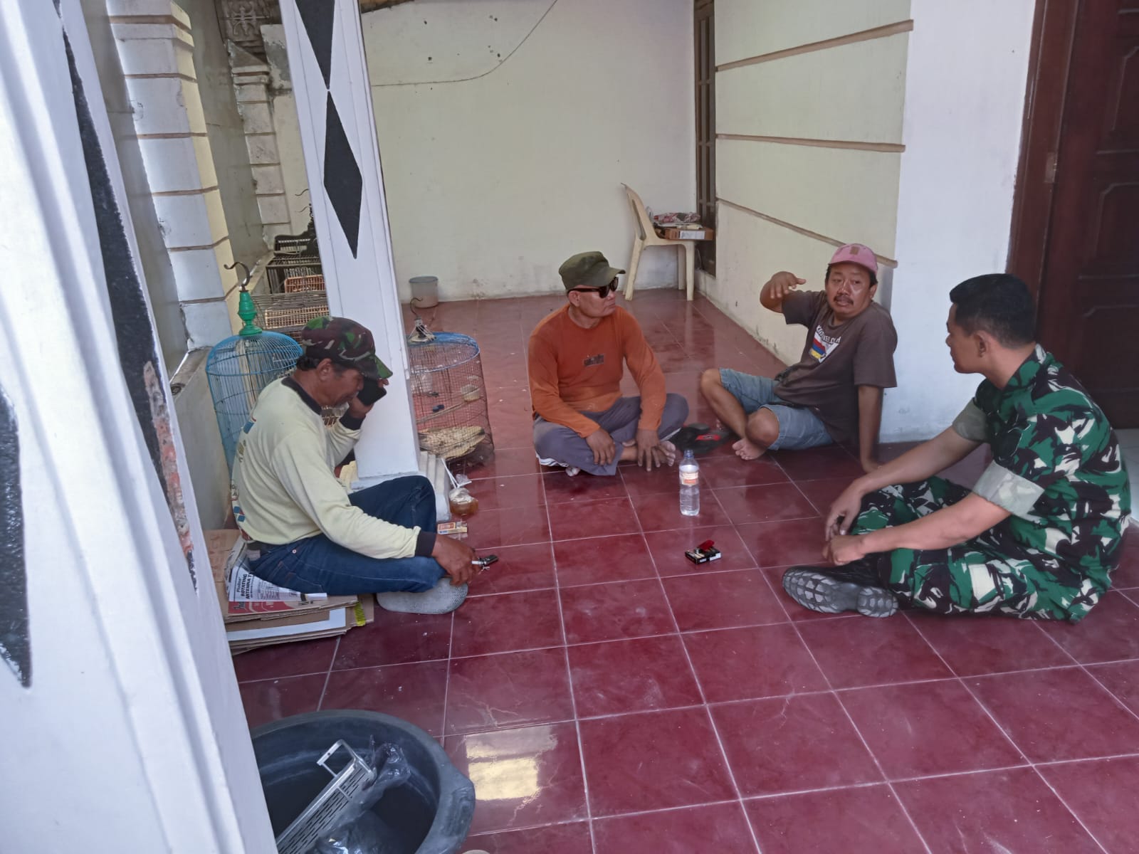 Sambangi Warga Binaan Babinsa Koramil Ceper Sampaikan Ini