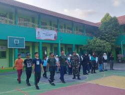 Perkuat Karakter Disiplin, Babinsa Prambanan Beri Pelatihan PBB