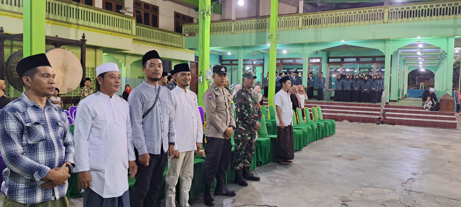 Pererat Dengan Tokoh Agama, Babinsa Wonosari Hadiri Harlah PAC IPNU IPPNU Wonosari