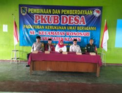 Jalin Sinergitas Dengan Tokoh Agama, Babinsa Wonosari Hadiri Pembinaan Pemberdayaan PKUB Wilayah Binaan