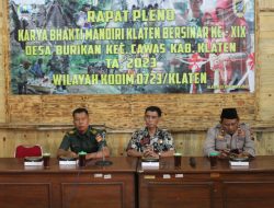 Optimalkan Hasil Pembangunan, Rapat Pleno KBMKB Ke XIX Di Desa Burikan Cawas Digelar