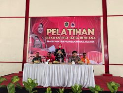 Wakili Danramil, Babinsa Prambanan Hadiri Pembukaan Pelatihan Relawan Desa Siaga Bencana