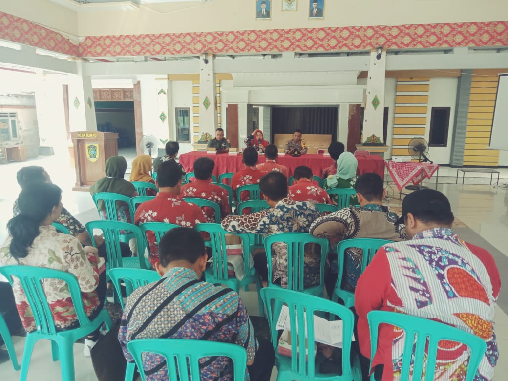 Danramil Ceper Hadiri Rakord bersama Muspika Ceper