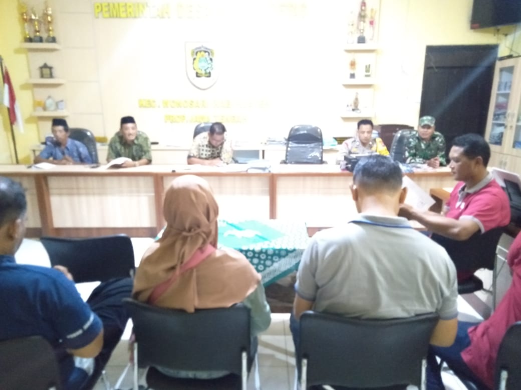 Kiprah Babinsa Wonosari Saat Sidang APDes