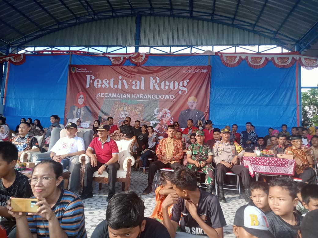 Lestarikan Budaya Danramil 17 Karangdowo Hadiri Gelar Kesenian Reog