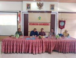 Rembuk Sunting Tingkat Kecamatan, Bati Komsos Koramil Karangdowo Sampaikan Ini