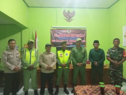 Tingkatkan Kamtibmas, Babinsa Wonosari Bersama Bhabinkamtibmas Beri Pembekalan Linmas