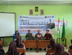Bati Wanwil Koramil Ceper Latih Dasar Kepemimpinan Siswa SMK Citra Nusantara