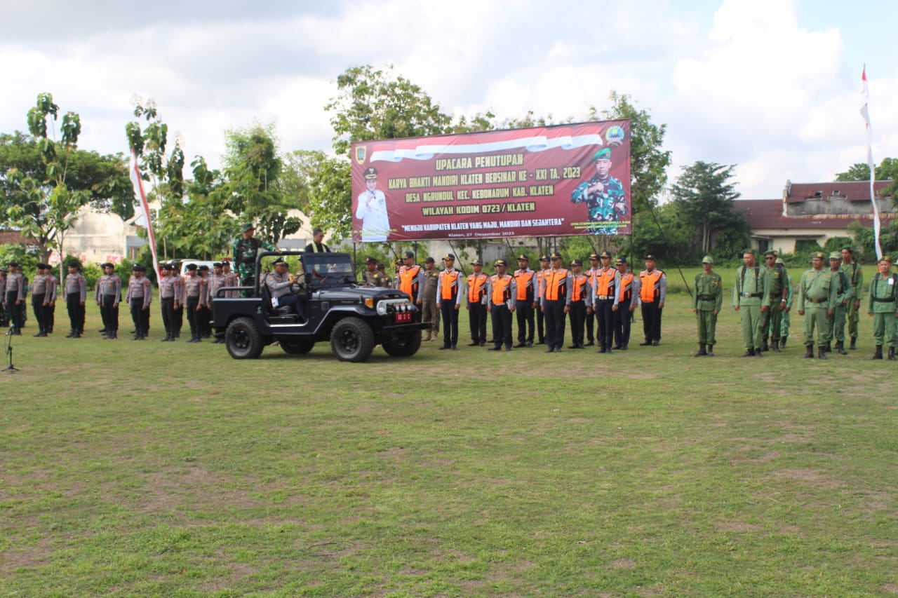 KBMKB Ke 21 Di Ngrundul Ditutup, Bupati Harap Kemanunggalan TNI Dan Rakyat Tidak Boleh Berakhir