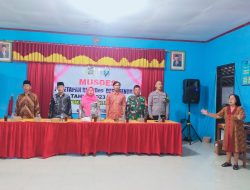 Dukung Pembangunan Pemdes, Babinsa Koramil Karangdowo Hadiri Musdes RPJM