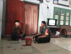 Eratkan Silaturahmi, Babinsa Ceper Anjangsana Ke Purnawirawan TNI