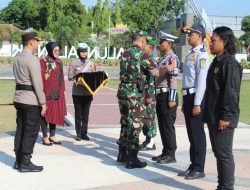 Hadiri Gelar Pasukan Operasi Lilin Candi 2023, Dandim 0723/Klaten Siap Bersinergi Pengamanan