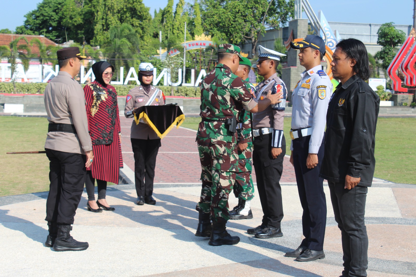 Hadiri Gelar Pasukan Operasi Lilin Candi 2023, Dandim 0723/Klaten Siap Bersinergi Pengamanan
