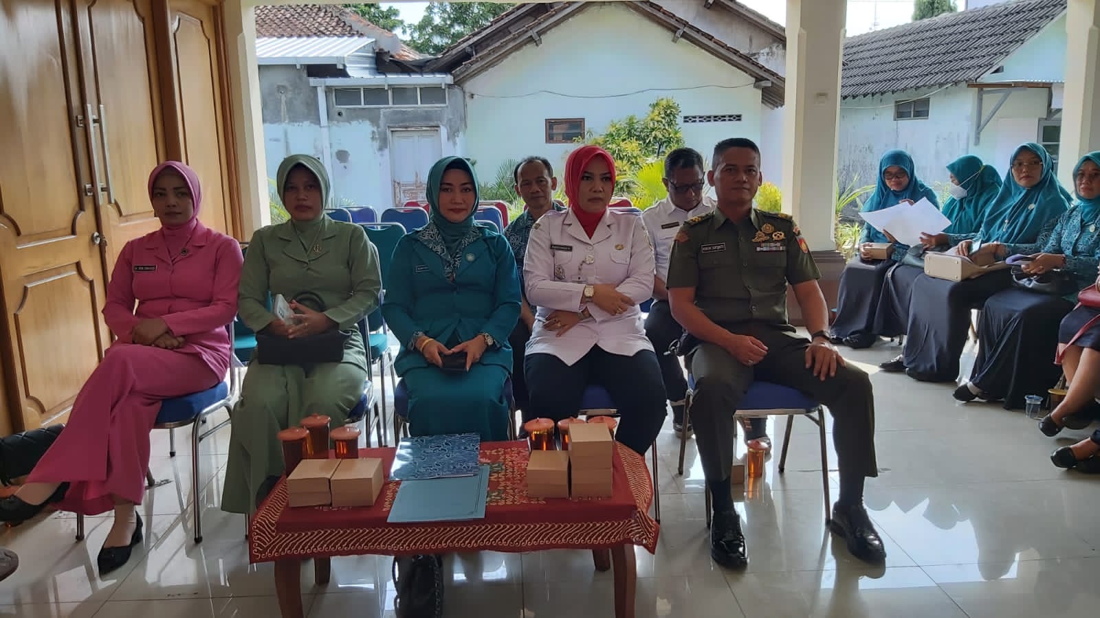 Bati Tuud Koramil Prambanan Hadiri Rapat Koordinasi PKK Se Kecamatan Prambanan