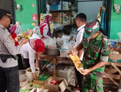 Anggota Koramil Karangdowo Bersama Muspika Sidak Pasar Jelang NATARU