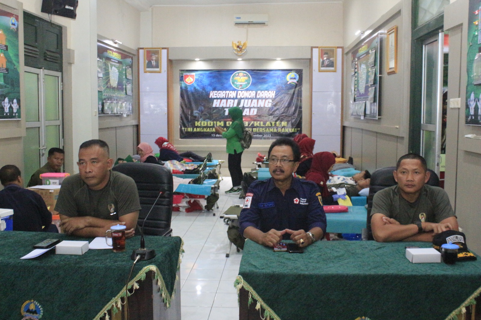 Kodim Klaten Donor Darah Bersama Rakyat