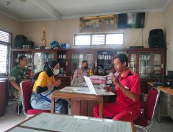 Sinergitasnya Babinsa Koramil Klaten Utara Bersama Perangkat Desa