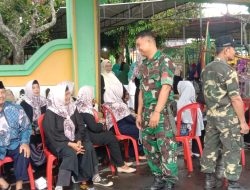 Babinsa Ceper Hadiri Gelaran Pengajian Ahad Pon Desa Pokak