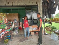 Babinsa Koramil 23/Ceper Sambangi Pelaku UMKM Pedagang Kelontong, Ini Katanya