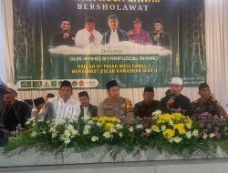 Pagar Nusa Cawas Bersholawat, Danramil 20/Cawas Hadiri Bersama Babinsa