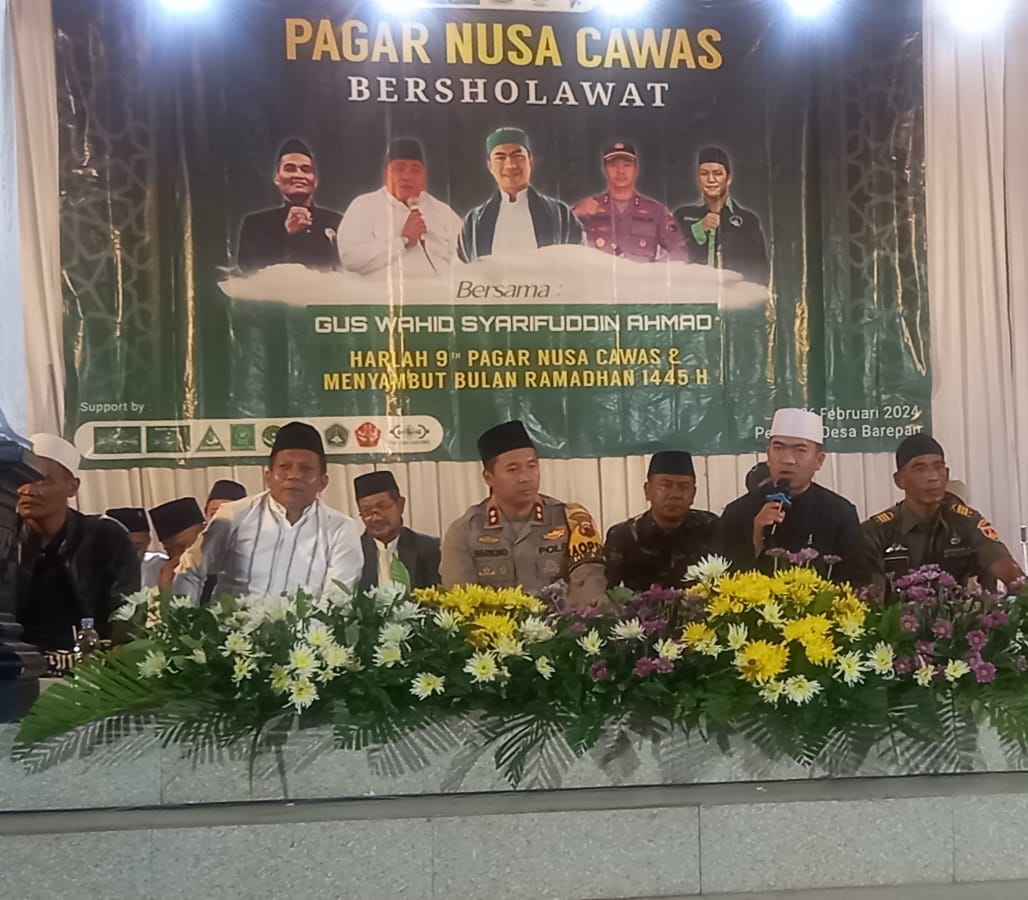 Pagar Nusa Cawas Bersholawat, Danramil 20/Cawas Hadiri Bersama Babinsa