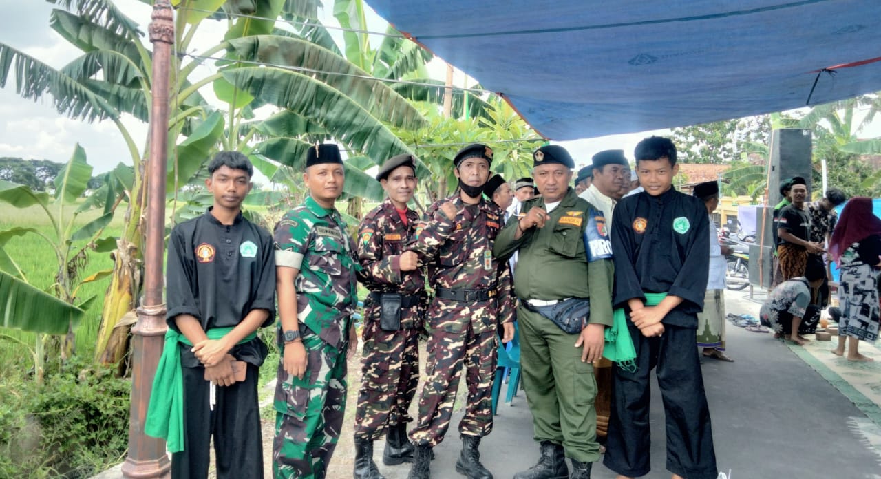 Babinsa Koramil 23/Ceper Hadiri Gelaran Pengajian Ahad Pon MWC NU Ceper