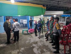 Wujudkan Aman Dan Kondusif Jelang Pemilu, Danramil Wonosari Bersama Muspika Lakukan Patroli