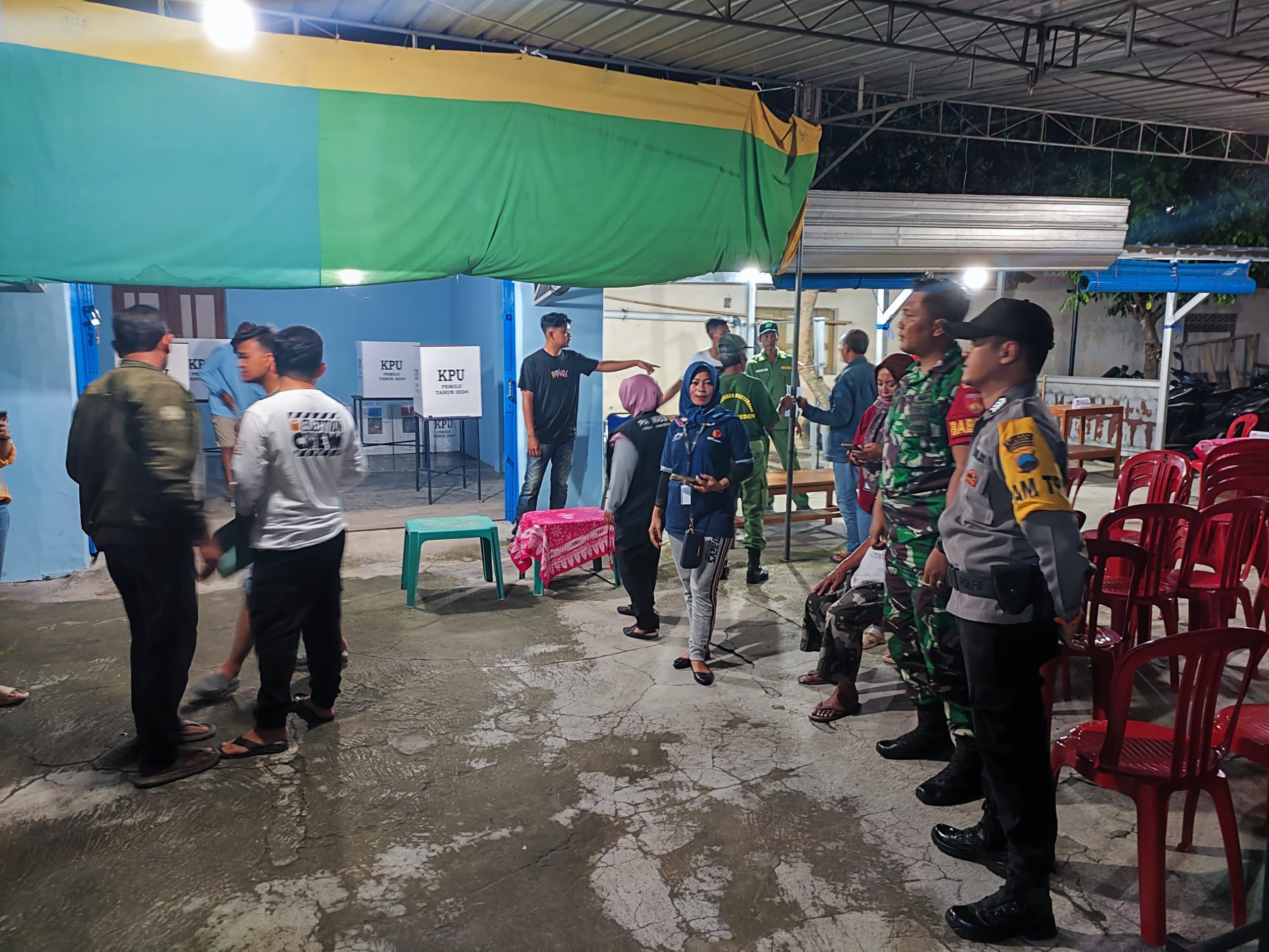 Wujudkan Aman Dan Kondusif Jelang Pemilu, Danramil Wonosari Bersama Muspika Lakukan Patroli