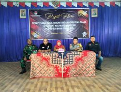 Pemilu 2024, Danramil Wonosari Hadiri Rapat Pleno Rekapitulasi Perhitungan Perolehan Suara Tingkat Kecamatan