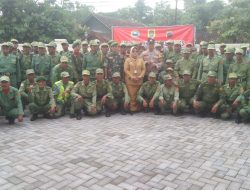 Anggota Koramil 23/Ceper Hadiri Gelar Apel Siaga Satlinmas Se Kecamatan Ceper