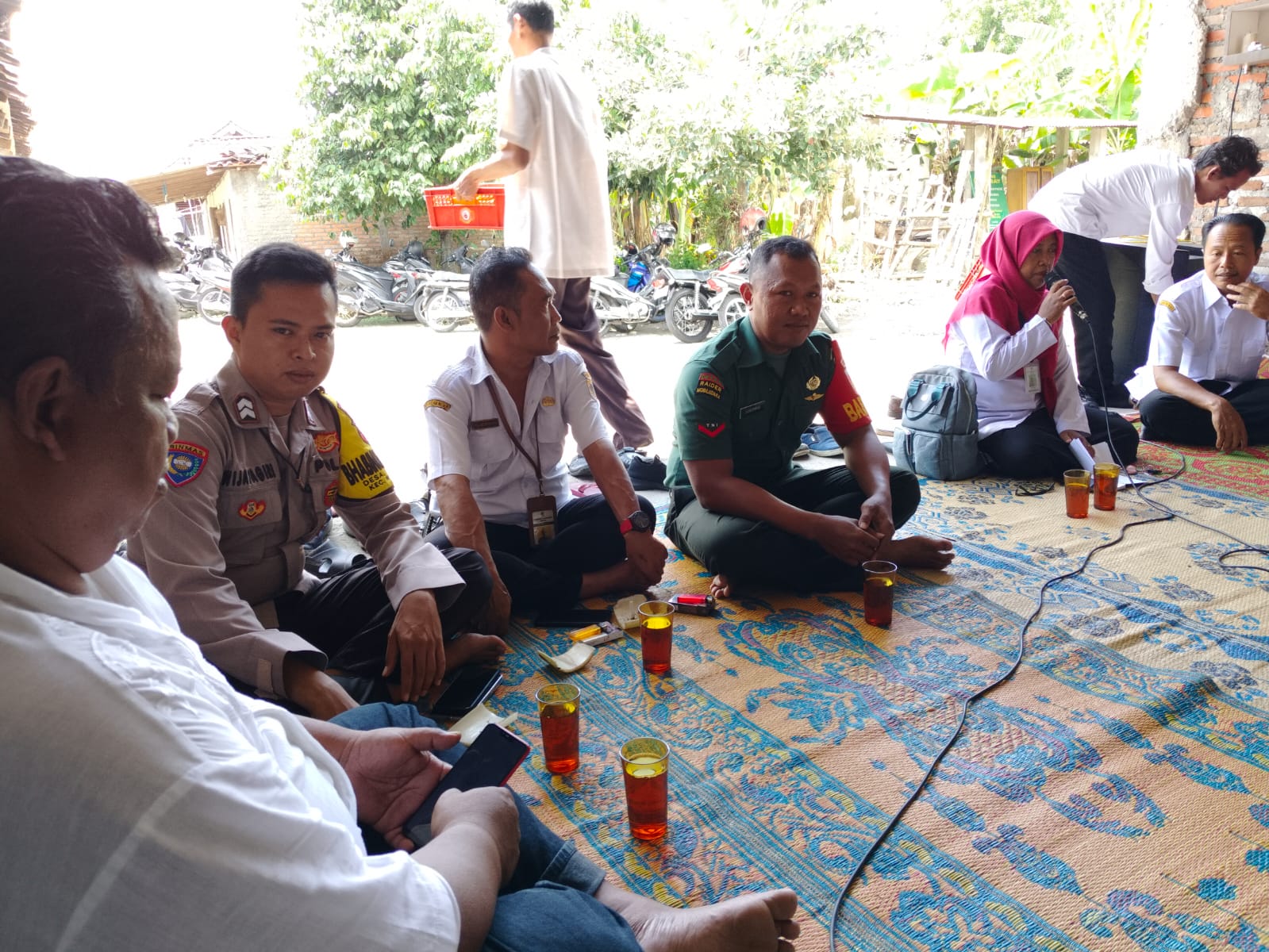 Pererat Silaturahmi, Babinsa Wonosari Hadiri Paguyuban Kadus Desa Gunting