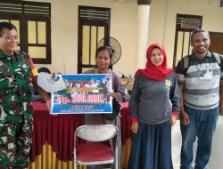 BLT Dana Desa Di Bagikan, Babinsa Wonosari Amankan Penyalurannya