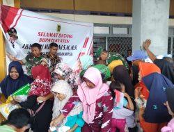 Hadiri Pembukaan Bazar Murah Desa Jambukulon, Ini Kata Danramil 23/Ceper