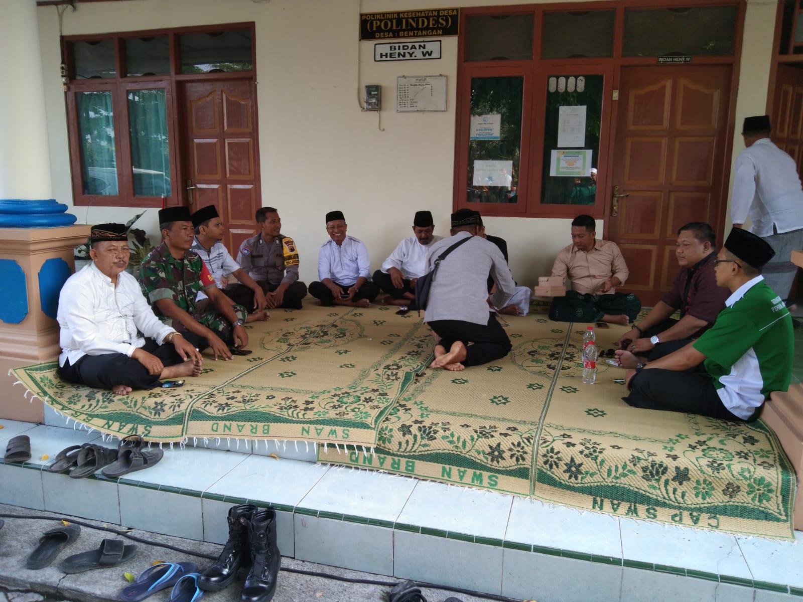 Babinsa Koramil Wonosari Hadiri Pengajian Ahad Wage, Ini Yang Disampaikan