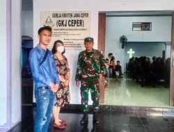 Babinsa Koramil Ceper Amankan Perayaan Ibadah Paskah, Ini Kata Danramil Ceper