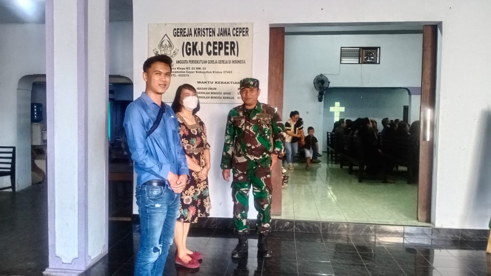 Babinsa Koramil Ceper Amankan Perayaan Ibadah Paskah, Ini Kata Danramil Ceper