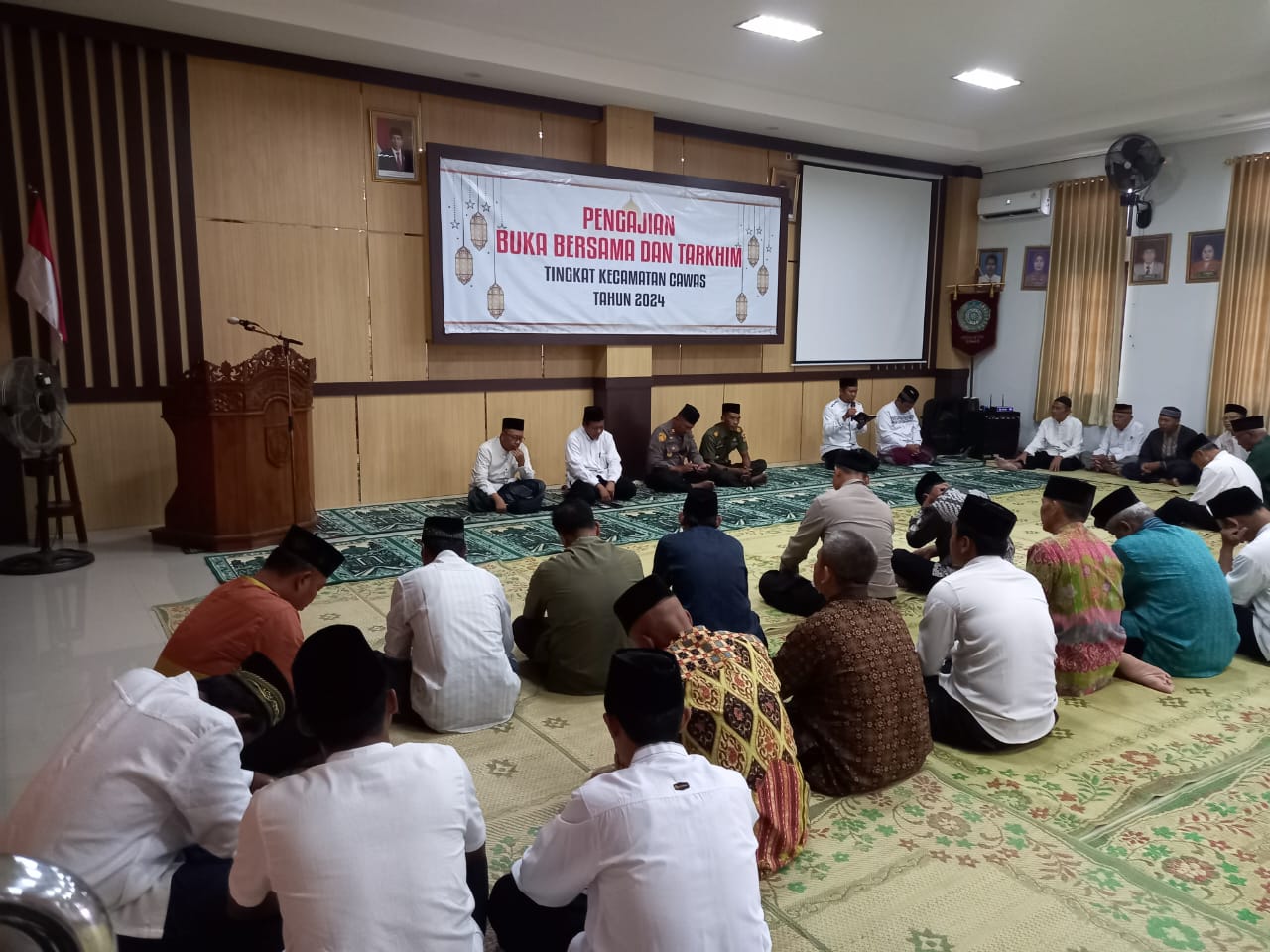 Semangat Ramadhan, Danramil Cawas Buka bersama dan Tarkhim