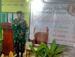 Babinsa Wonosari Hadiri Pengajian Desa Binaan, Ini Katanya