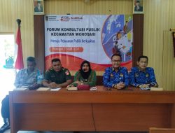 Wakili Danramil, Bati Tuud Koramil Wonosari Hadiri Forum Konsultasi Publik Kecamatan Wonosari