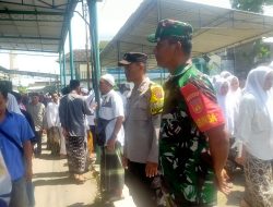 Babinsa Koramil Wonosari Kodim 0723 Klaten Amankan Pengajian Peringatan Haul KH.M Salman Ke-11