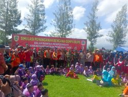 Kasdim 0723/Klaten Hadiri Simulasi Penanganan Bencana Gempa Bumi Dalam Peringatan Hari Kesiapsiagaan Bencana