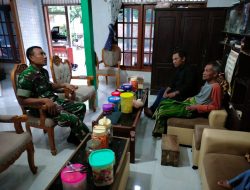Babinsa Koramil Klaten Utara Pererat Silaturahmi Dengan Warga di Momen Idul Fitri