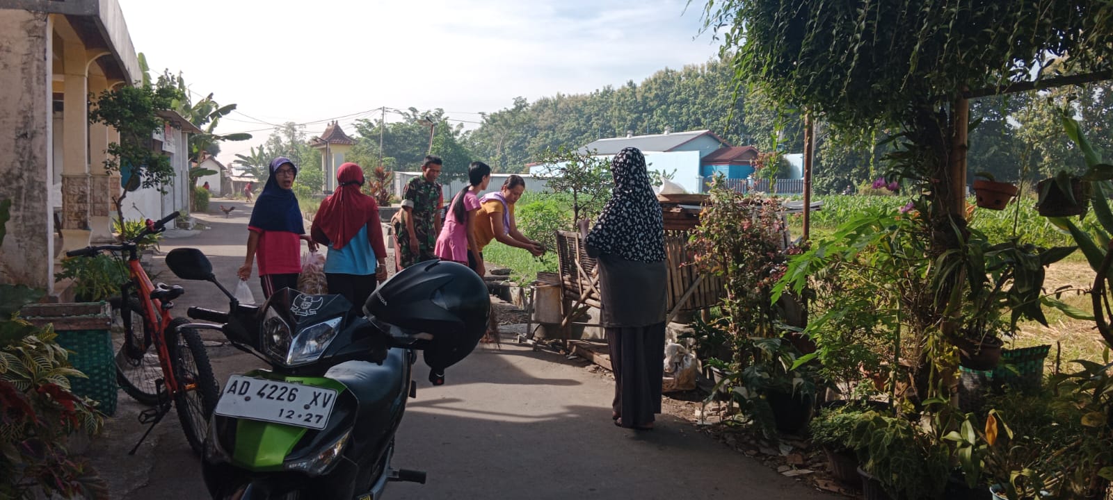 Babinsa Koramil 23/Ceper Kodim 0723/Klaten Dan Warga Bersatu Lawan Demam Berdarah