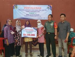 Babinsa Koramil 24/Klaten Utara Pantau Penyaluran BLT-DD Desa Karanganom